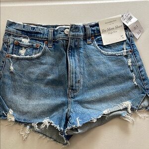 Abercrombie & Fitch Blue Jean Shorts